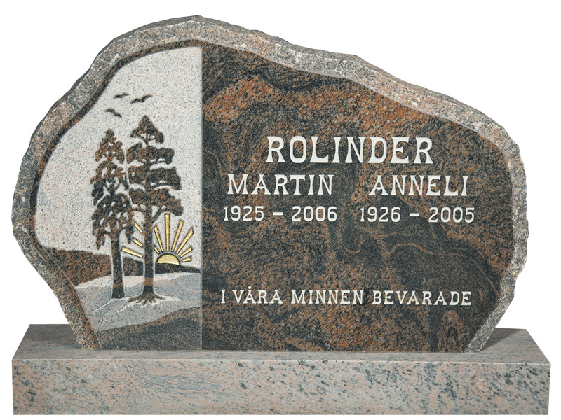 Hallandia gnejs, 65x95 cm